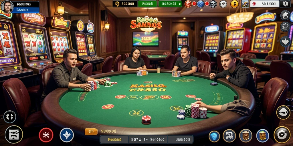 Tampilan awal game yang menarik dan user-friendly.