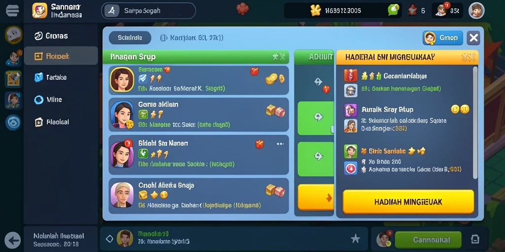 Tampilan antarmuka yang menarik dan sederhana.