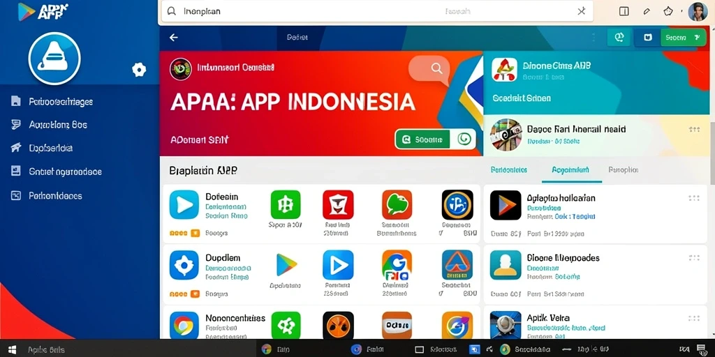 Tampilan awal aplikasi dengan menu menarik.