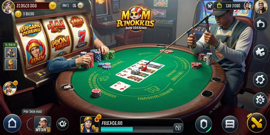 Tampilan layar permainan slot yang menarik.