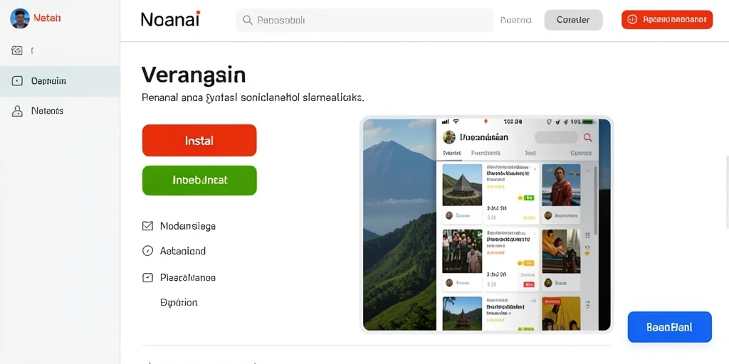 Tampilan antarmuka yang ramah pengguna.